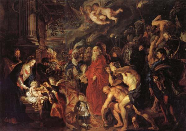 Peter Paul Rubens The Adoration of the Magi 1608 and 1628-1629